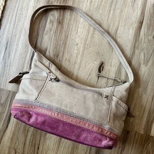 Two handbags! Leather Sak and washable Baggalini
